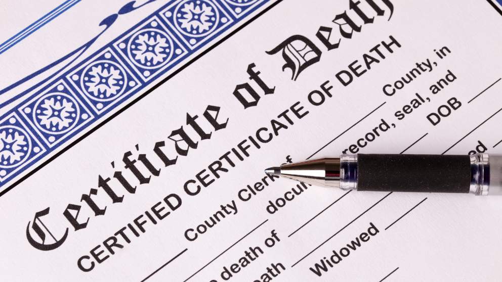 Death Certificate – Eligibility